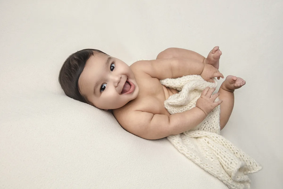 100 day baby photography session at Photo Hive studio in Auckland