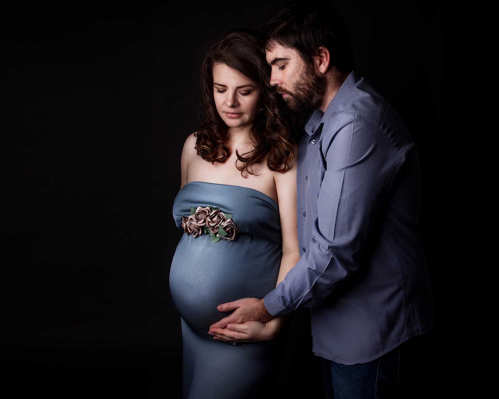 Motherhood maternity portrait photographed in Auckland
